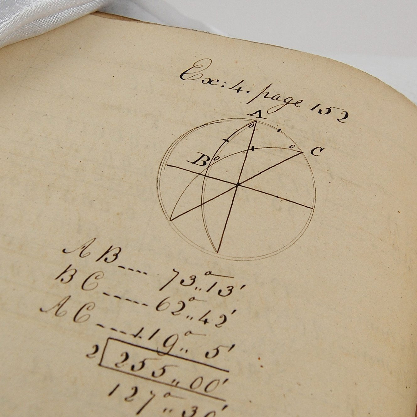 Early Math Manuscrip An Elegant Regency Era Mathematical Manuscript - Alembic Rare Books