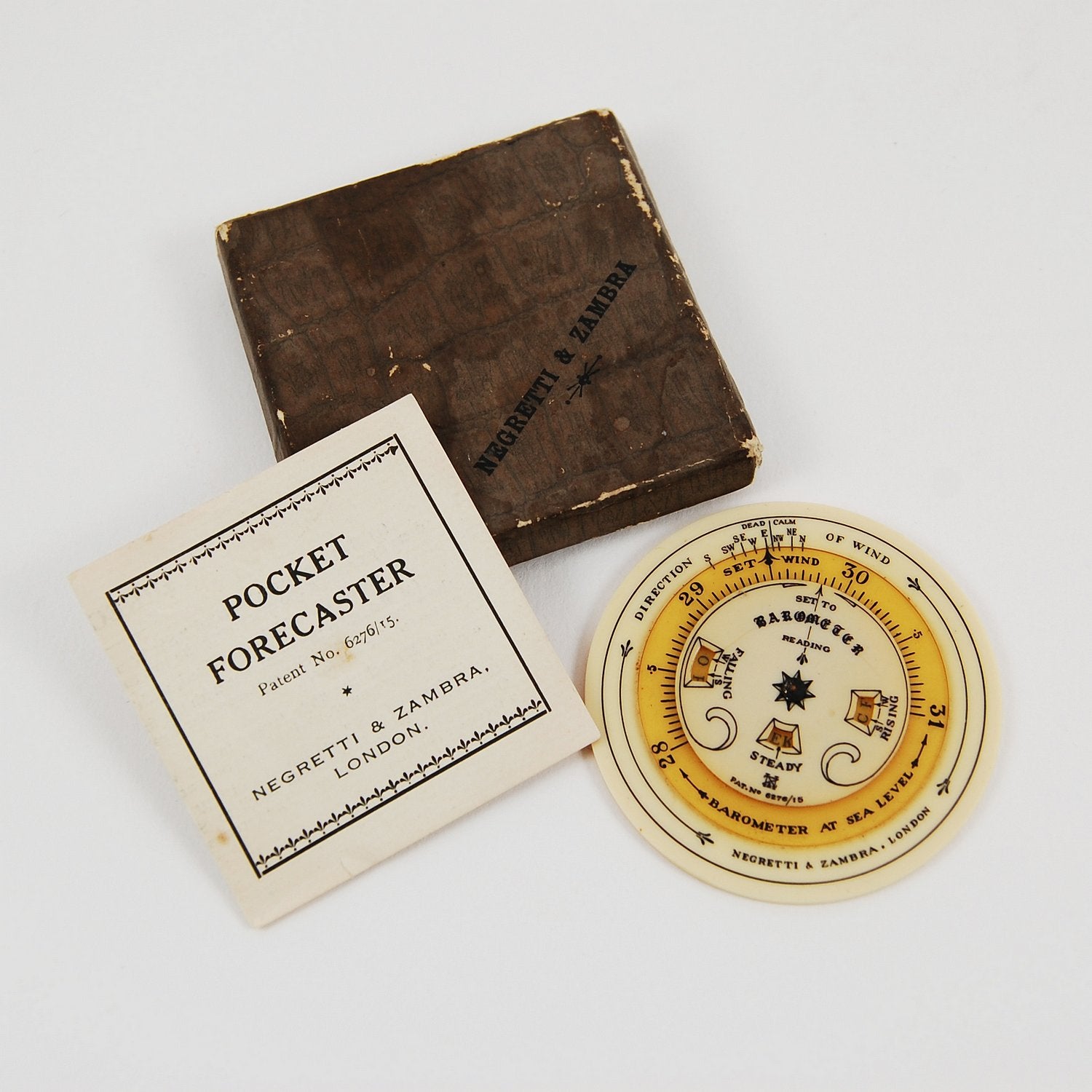 The Original Weather App: A 1915 Pocket Forecaster by Negretti & Zambra
