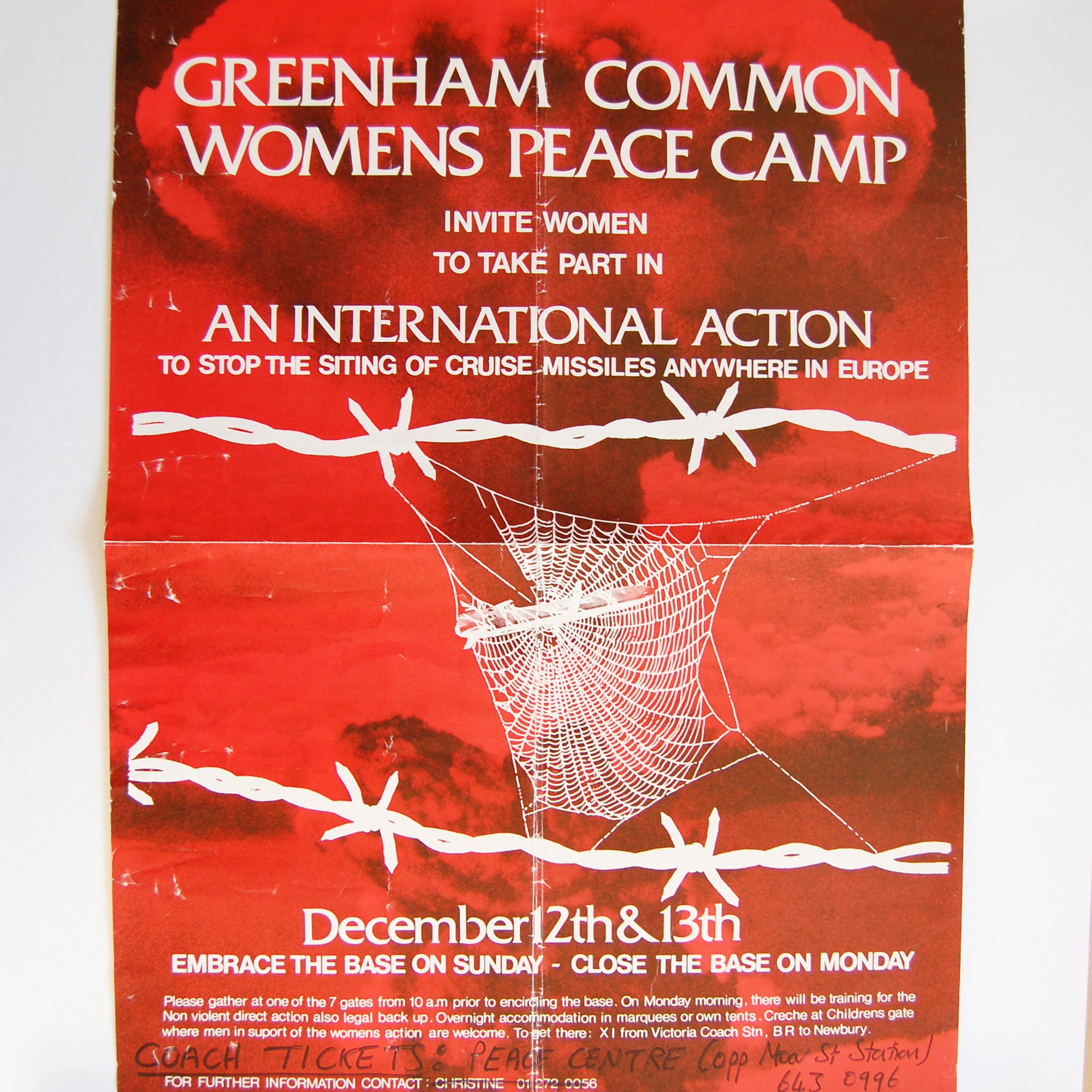 [Embrace the Base] Greenham Common Women's Peace Camp Invite Women to Take Part in an International Action