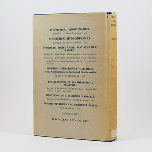 (Fox, Phyllis) Milne-Thompson, L. M. | The Calculus of Finite Differences